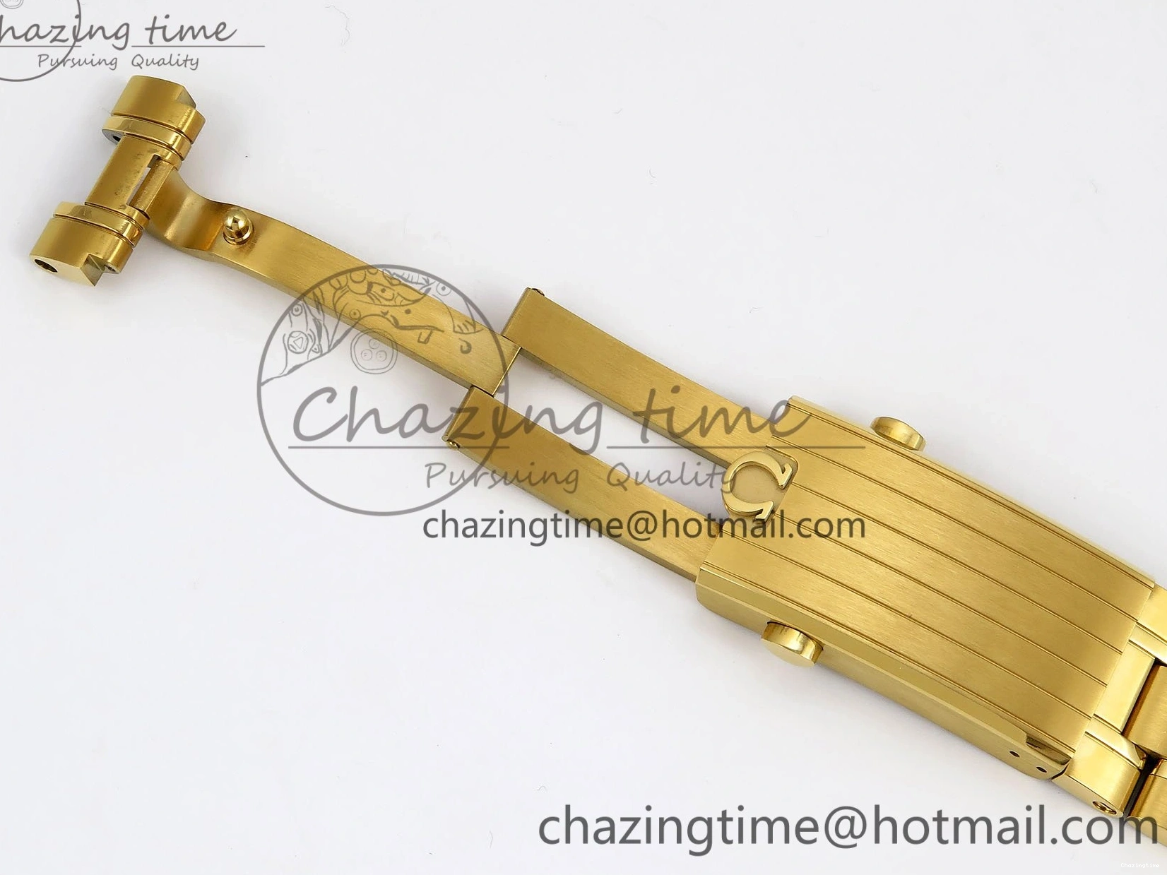 0204 Speedmaster YG RMF Best Edition YG Black Dial on YG Bracelet Lemania HW Durable 7725